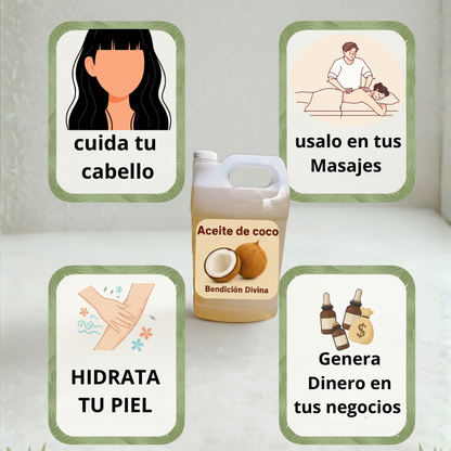 Aceite de coco Natural Sin Quimicos