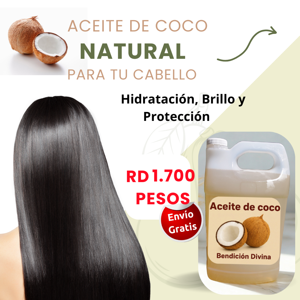 Aceite de coco Natural Sin Quimicos